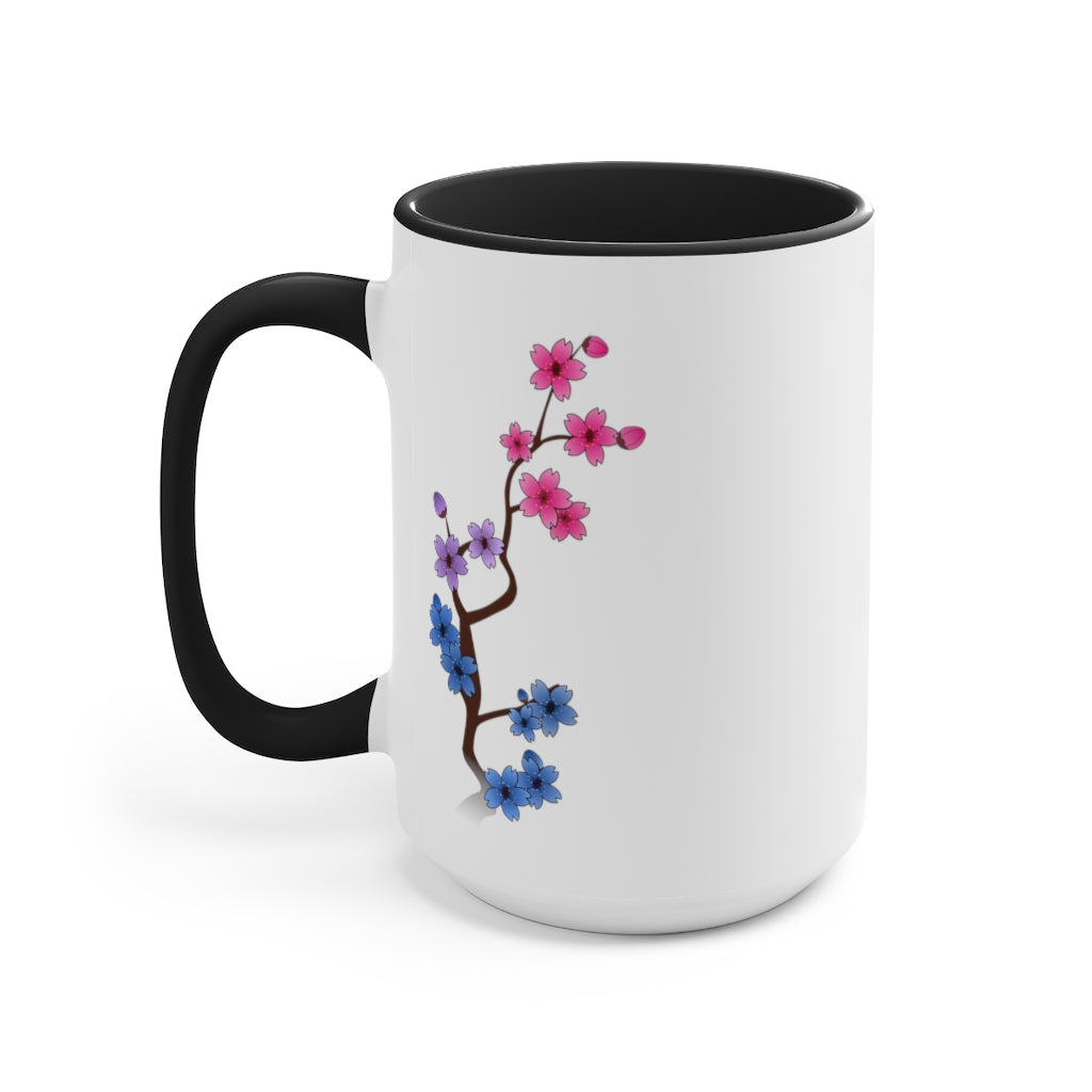 Sakura Bisexual Accent Mug