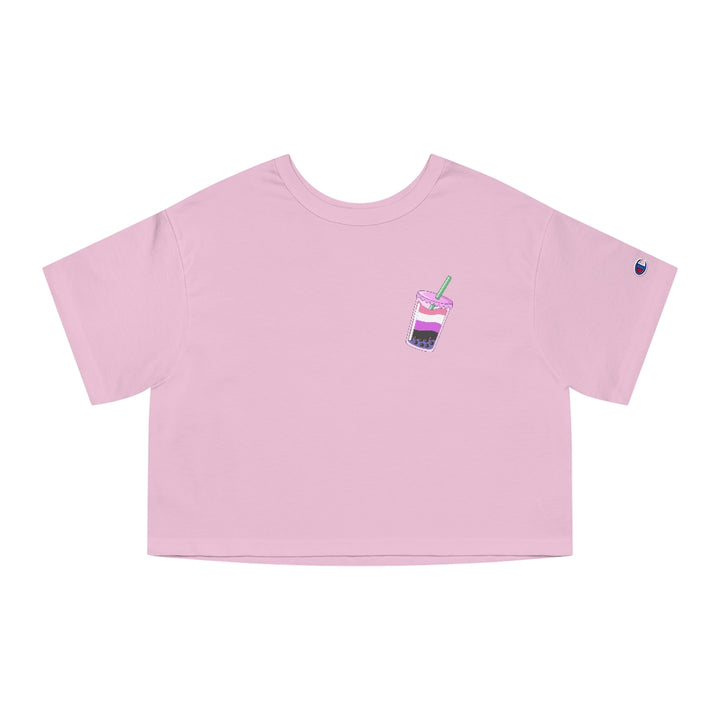 Champion - Boba tea Genderfluid Cropped T-Shirt