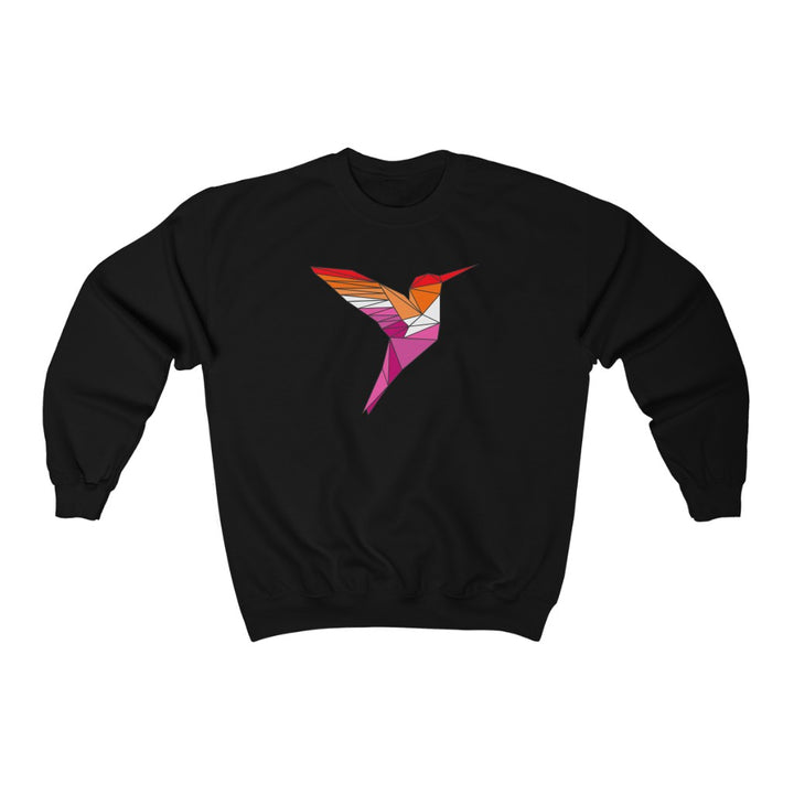 Polygon Hummingbird Lesbian Gender Neutral Sweatshirt