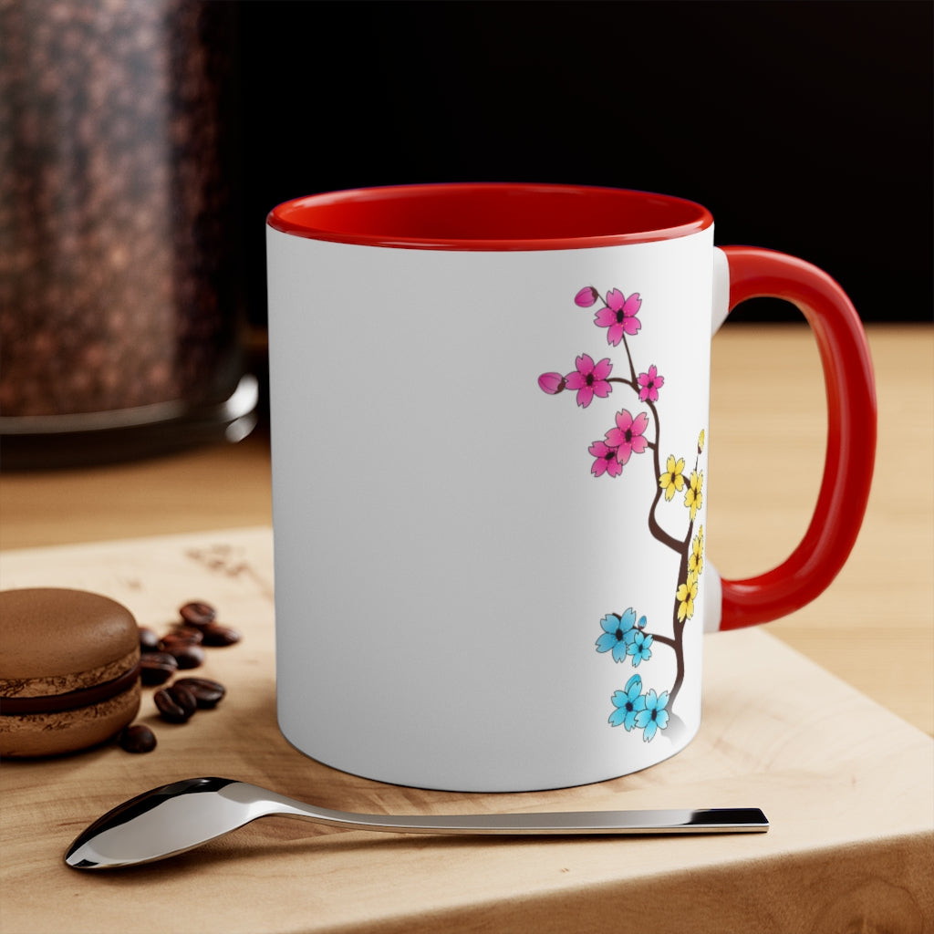 Sakura Pansexual Accent Mug