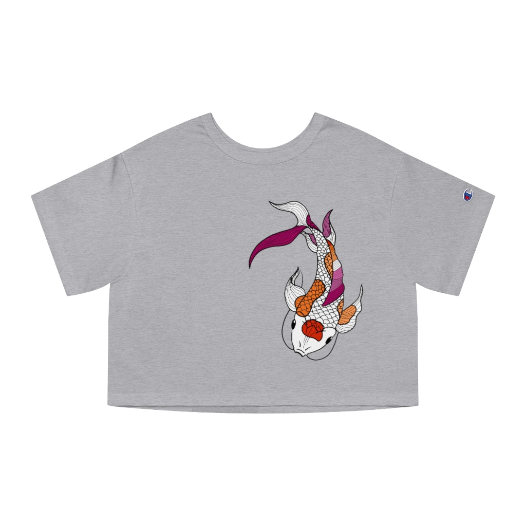 Champion - Lesbian Koi Cropped T-Shirt