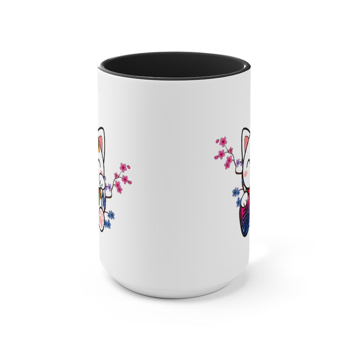 Maneki Neko Bisexual Accent Mug