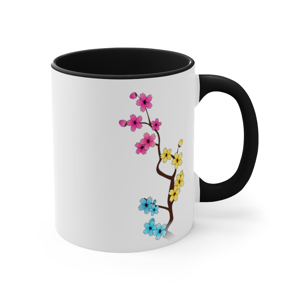 Sakura Pansexual Accent Mug