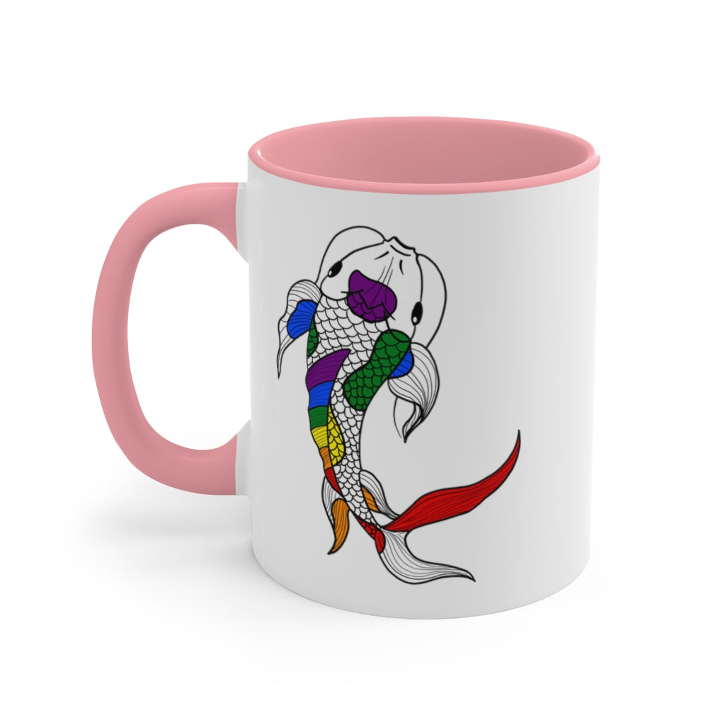 LGBTQ+ Koi Accent Mug