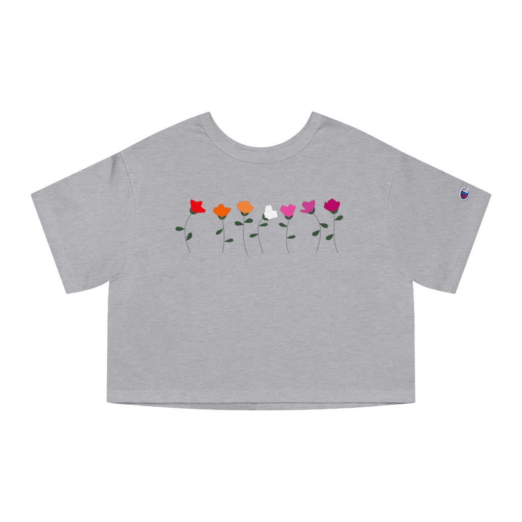 Champion - Lesbian Flower Cropped T-Shirt