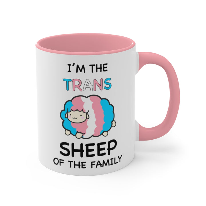 I'm The Trans Sheep Of The Family Accent Mug