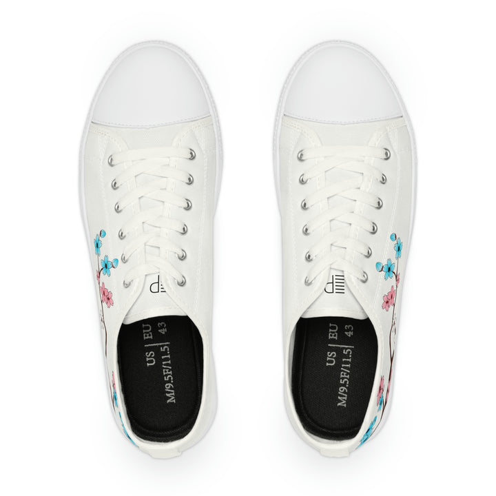 White Sakura Trans Sneakers