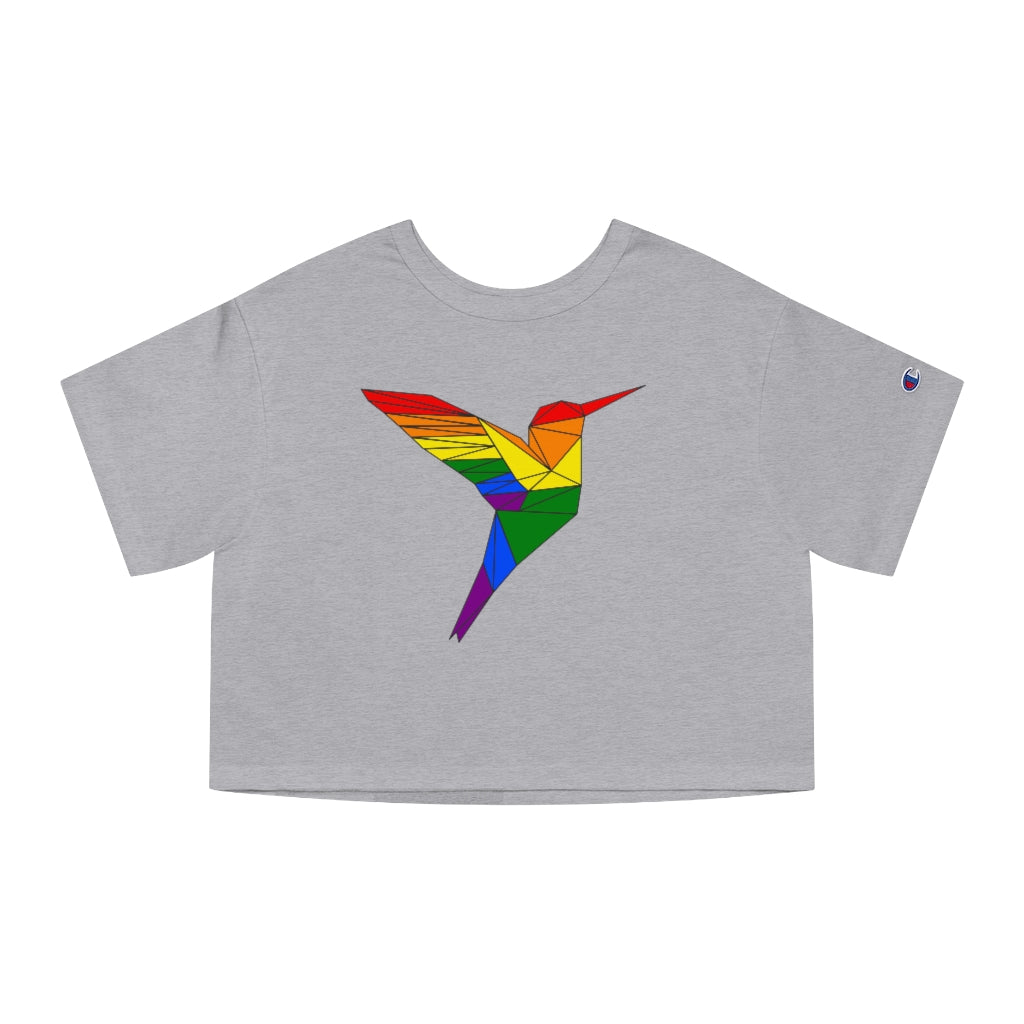 Champion - Polygon Hummingbird LGBTQ+ Cropped T-Shirt