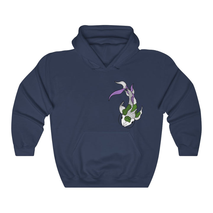 Genderqueer Koi Gender Neutral Hoodie