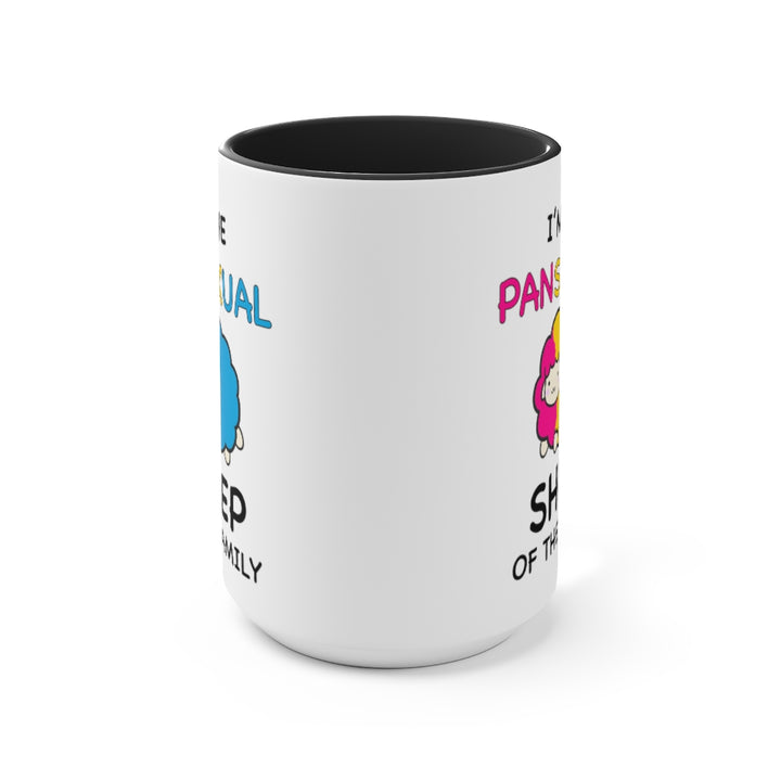 I'm The Pansexual Sheep Of The Family Accent Mug