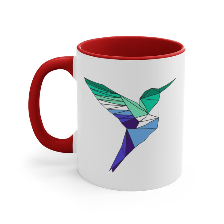 Polygon Hummingbird MLM Accent Mug