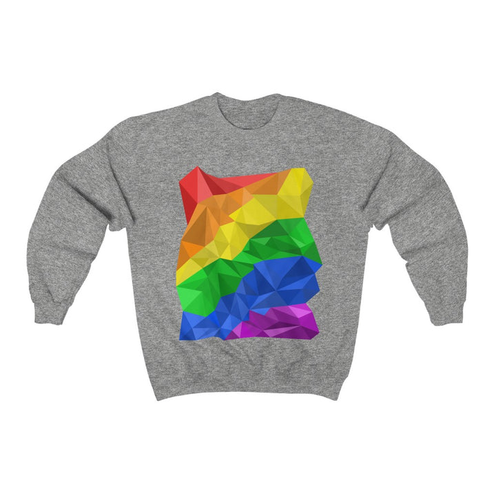 LGBTQ Pride Sweatshirt - Abstract Pride Flag