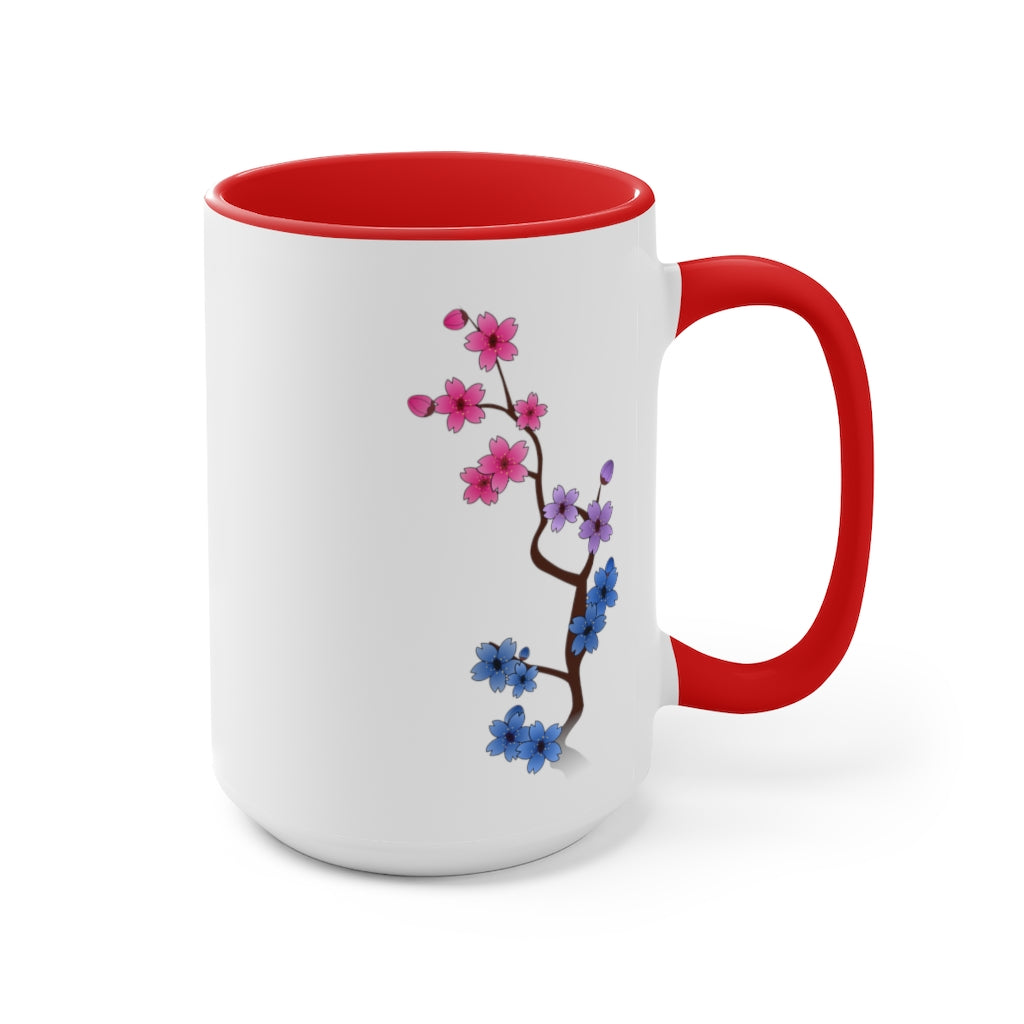 Sakura Bisexual Accent Mug