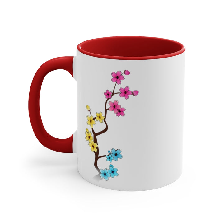 Sakura Pansexual Accent Mug