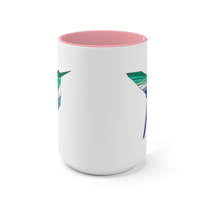 Polygon Hummingbird MLM Accent Mug