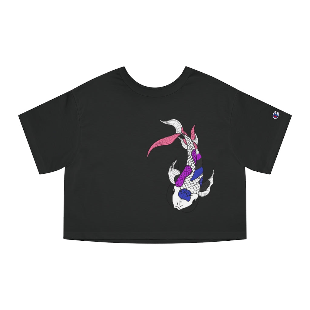 Champion - Genderfluid Koi Cropped T-Shirt