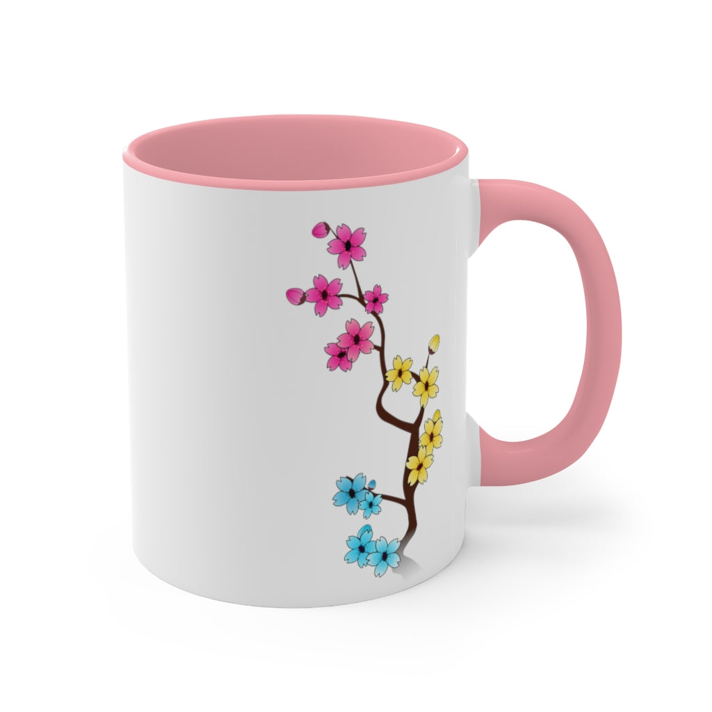 Sakura Pansexual Accent Mug