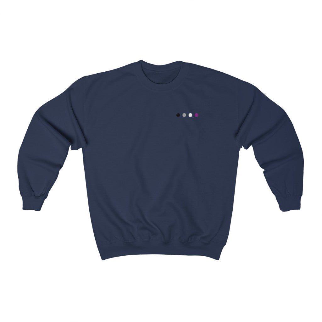 Subtle Dot Asexual Gender Neutral Sweatshirt