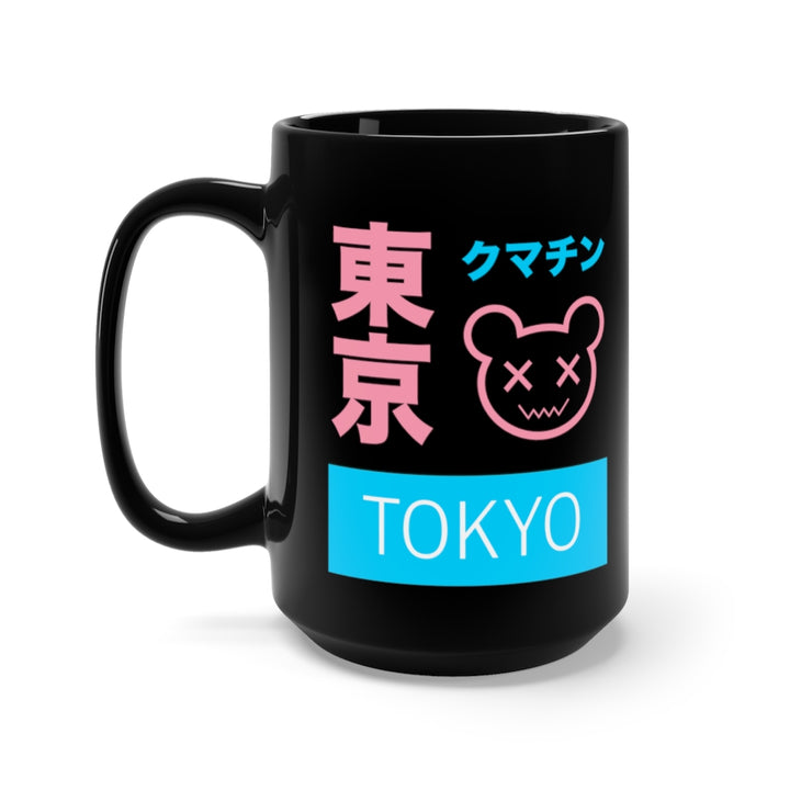 Tokyo Kumachin Trans Black Mug 15oz