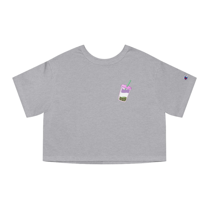 Champion - Boba tea Genderqueer Cropped T-Shirt