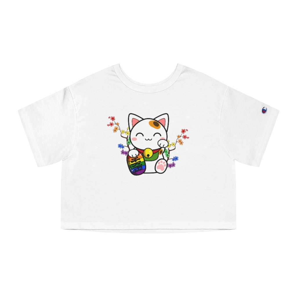 Champion - Maneki Neko LGBTQ+ Cropped T-Shirt