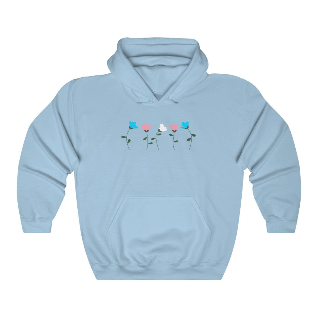 Trans Flower Hoodie