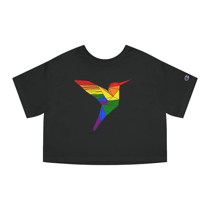 Champion - Polygon Hummingbird LGBTQ+ Cropped T-Shirt