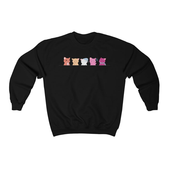 Kawaii Cats Lesbian Gender Neutral Sweatshirt