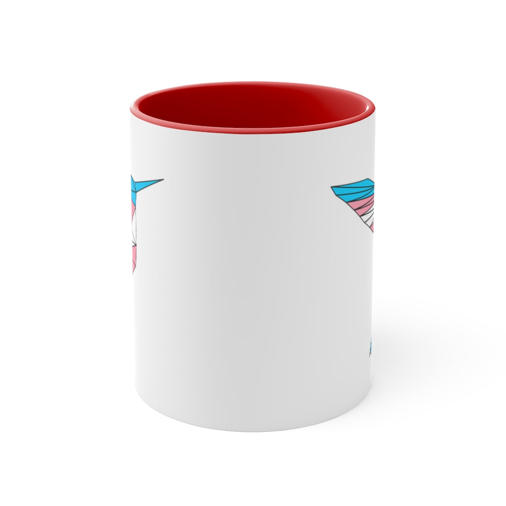 Polygon Hummingbird Trans Accent Mug