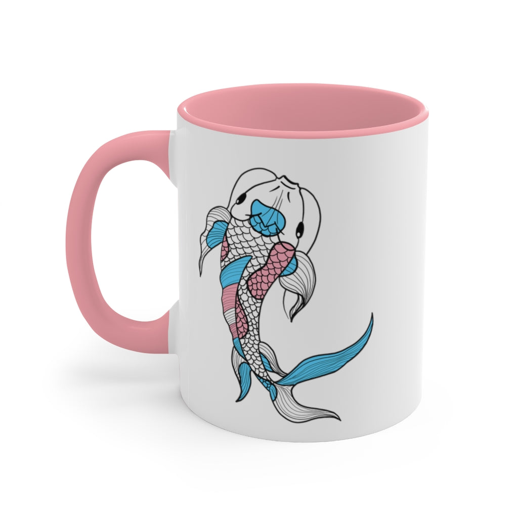 Trans Koi Accent Mug