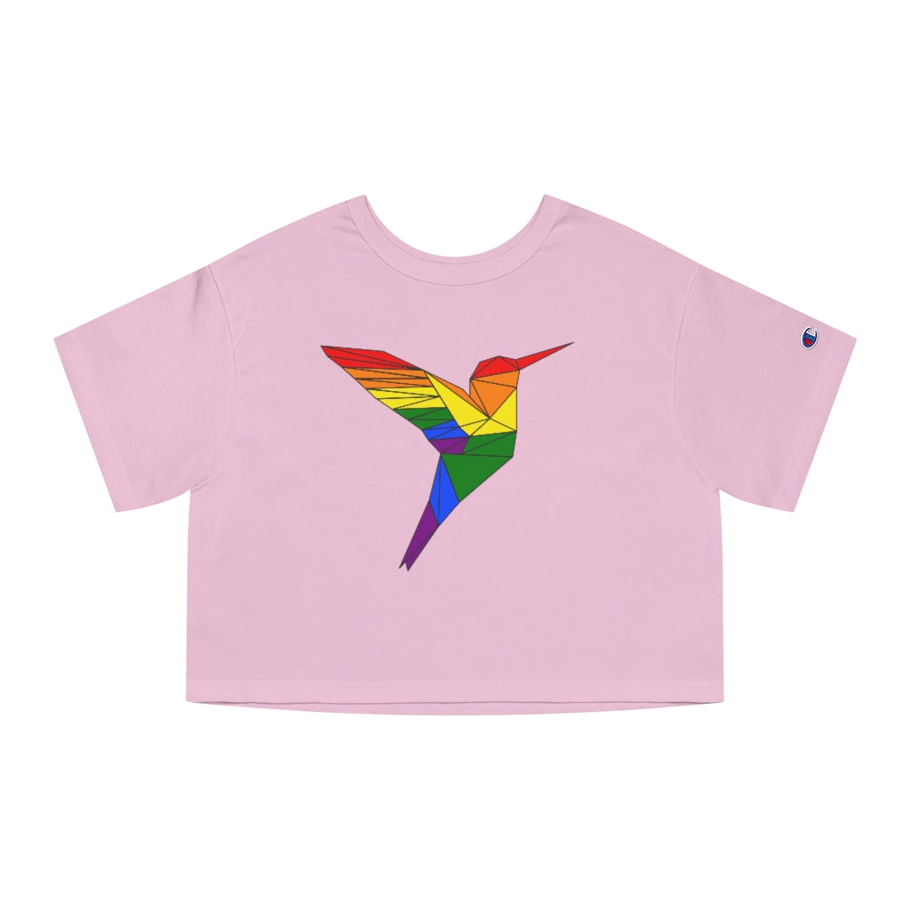 Champion - Polygon Hummingbird LGBTQ+ Cropped T-Shirt