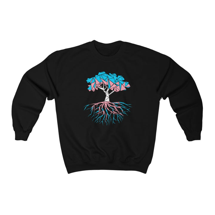 Abstract Tree Trans Gender Neutral Sweatshirt