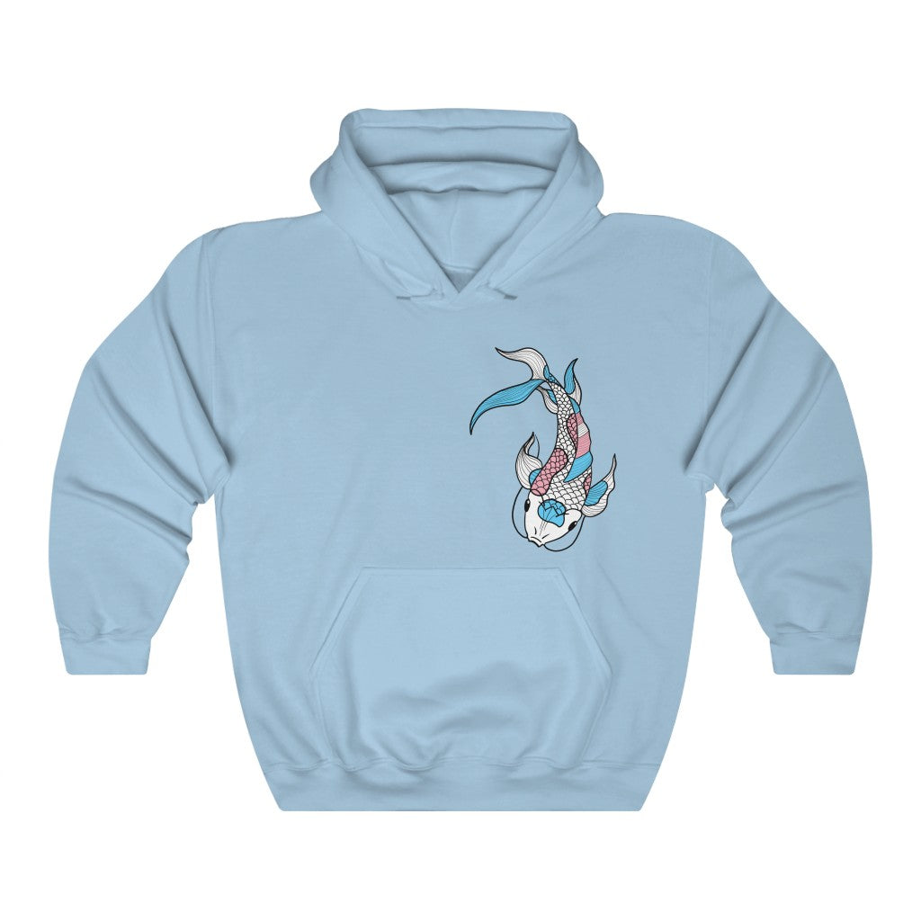 Trans Koi Gender Neutral Hoodie