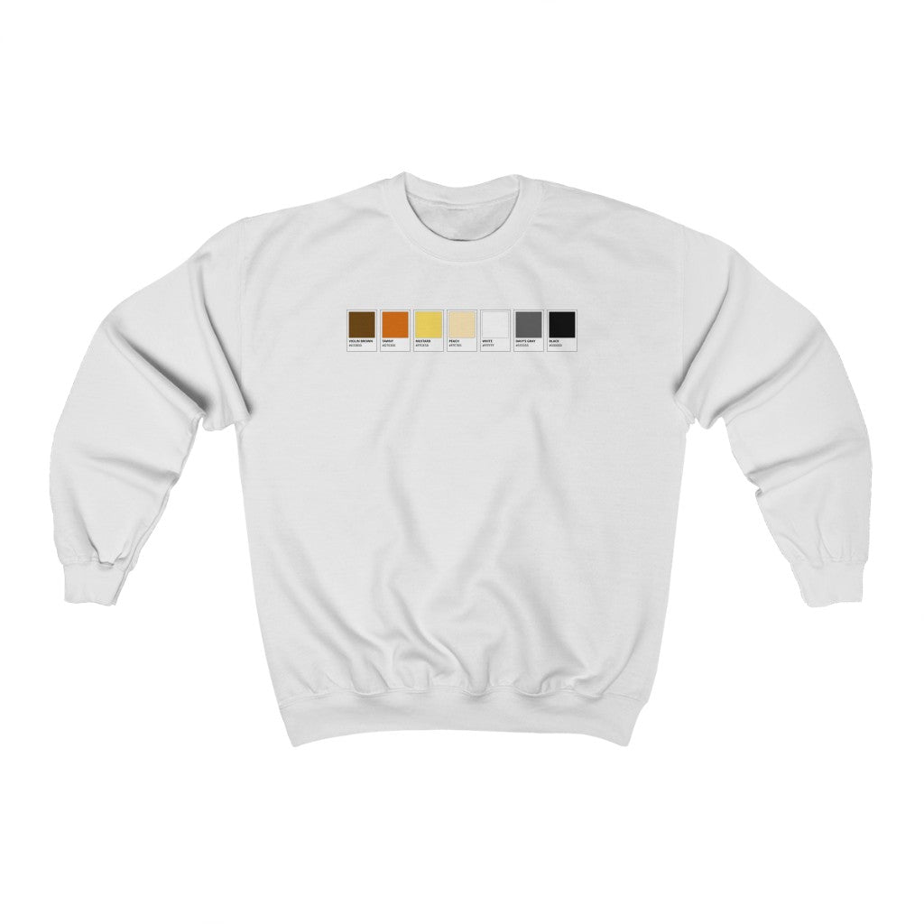 Bear Flag Color Palette Gender Neutral Sweatshirt