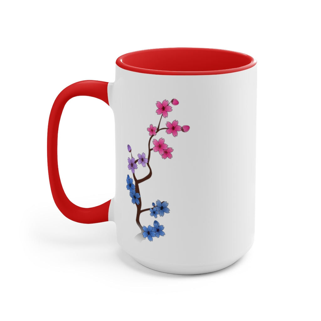 Sakura Bisexual Accent Mug