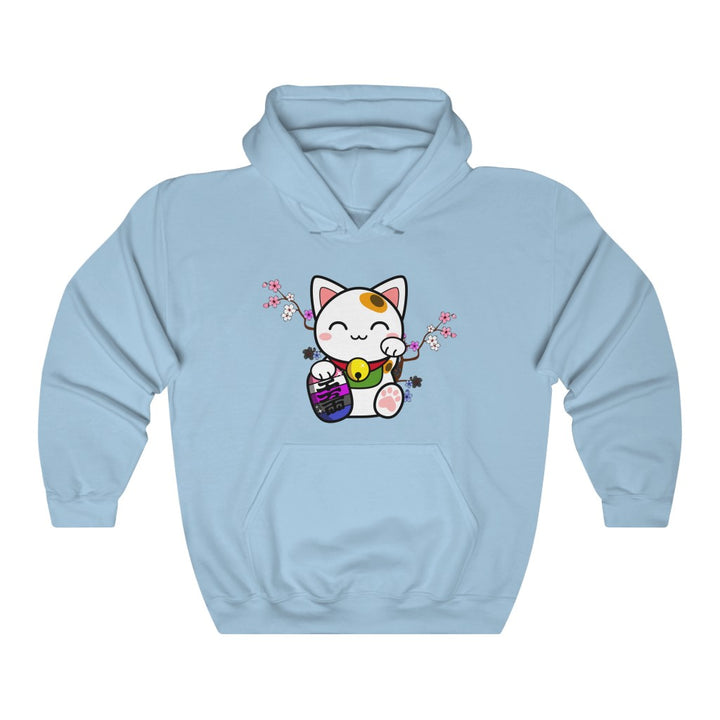 Maneki Neko Genderfluid Gender Neutral Hoodie