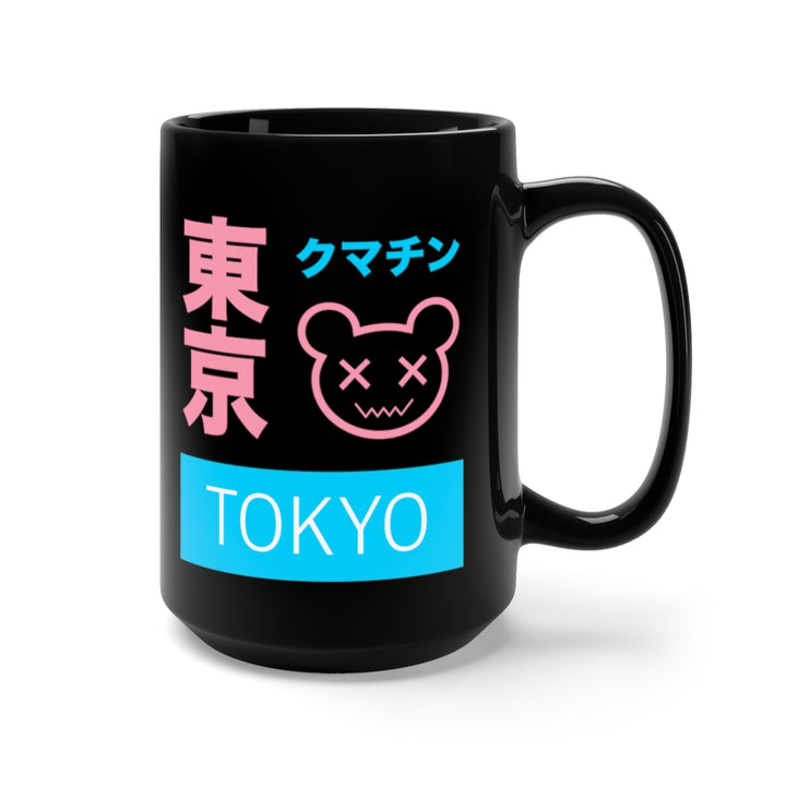 Tokyo Kumachin Trans Black Mug 15oz