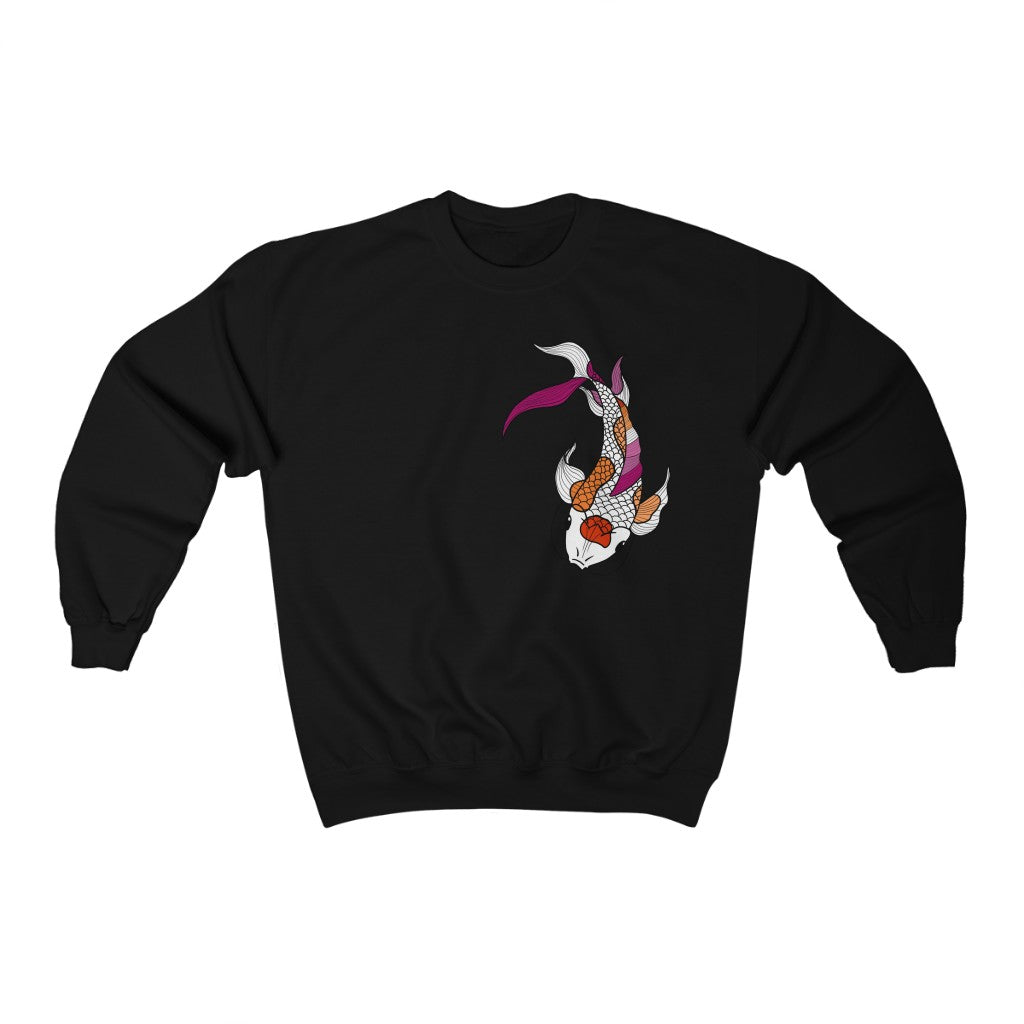 Lesbian Koi Gender Neutral Sweatshirt