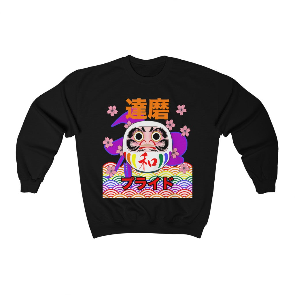 LGBTQ+ Daruma - Harmony - Gender Neutral Sweatshirt