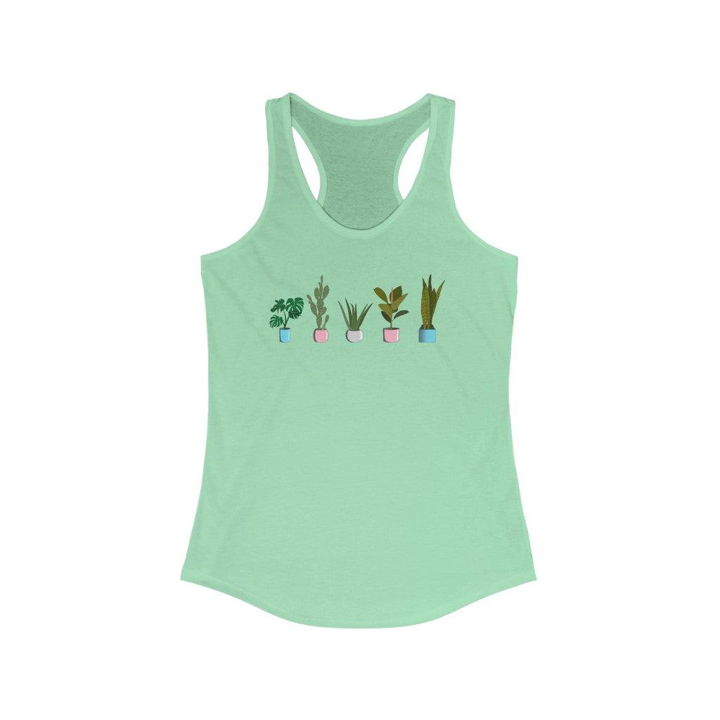 Trans Tank Top Racerback - Plants