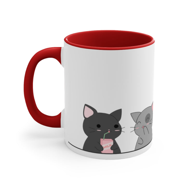 Kawaii Cats Asexual Accent Mug