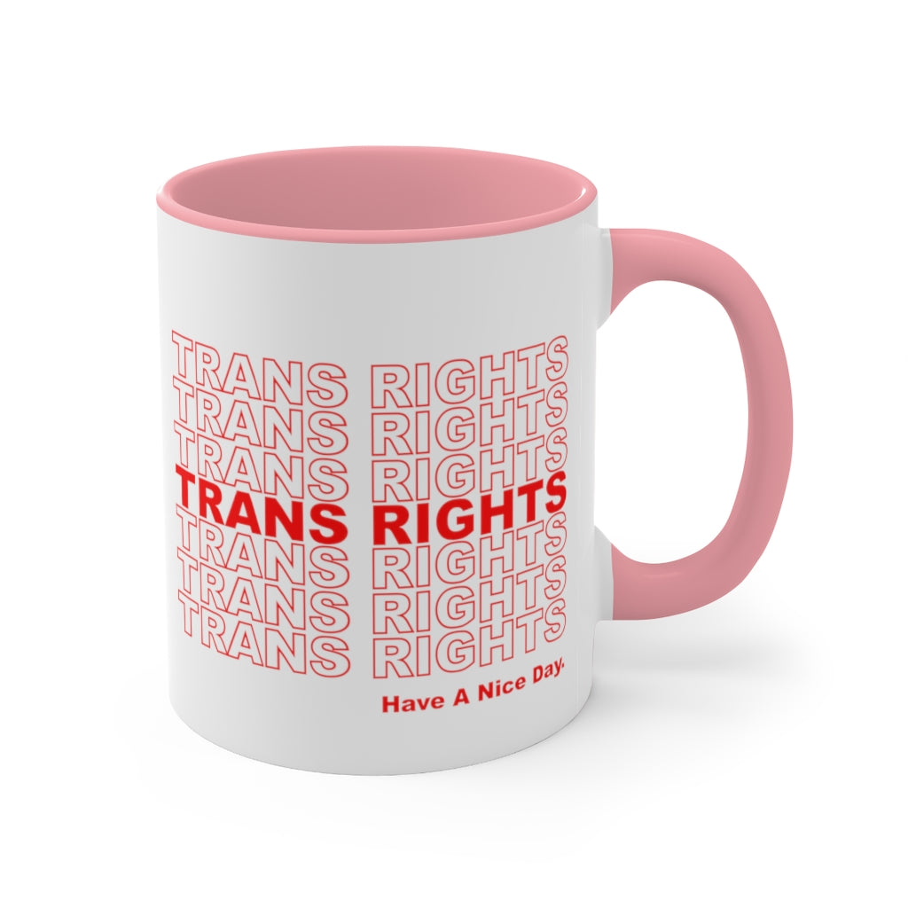 Trans Rights Accent Mug