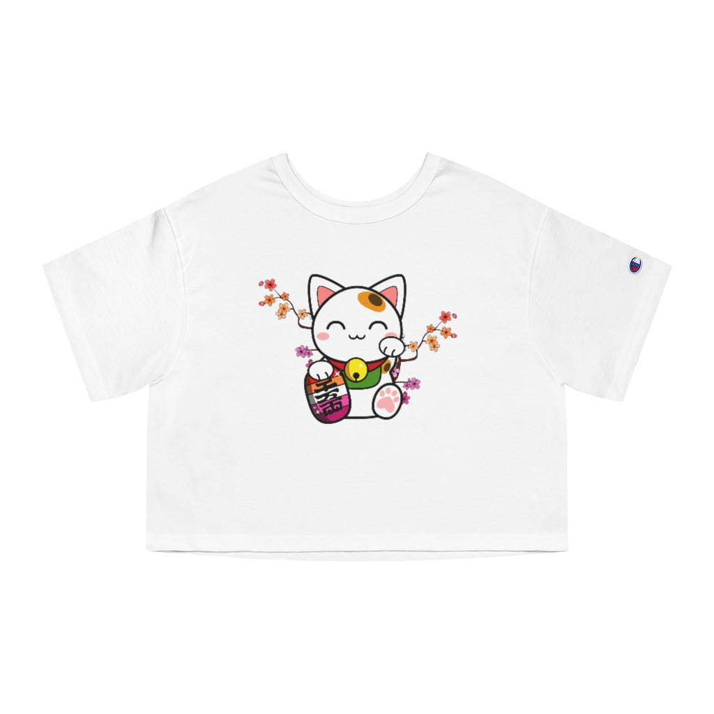 Champion - Maneki Neko Lesbian Cropped T-Shirt