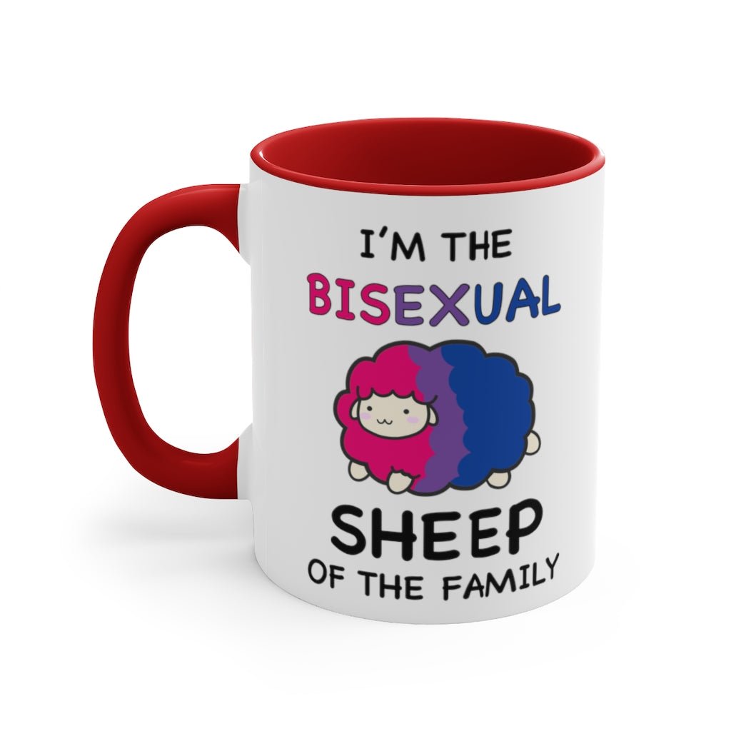 I'm The Bisexual Sheep Of The Family Accent Mug