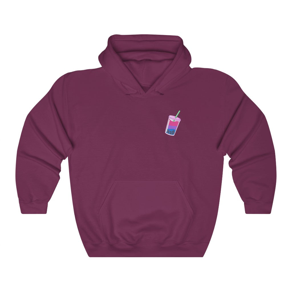 Boba Tea Bisexual Gender Neutral Hoodie