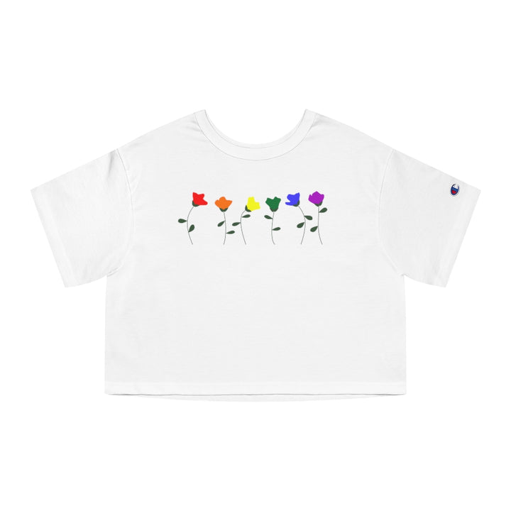 Champion - LGBTQ+ Flower Cropped T-Shirt