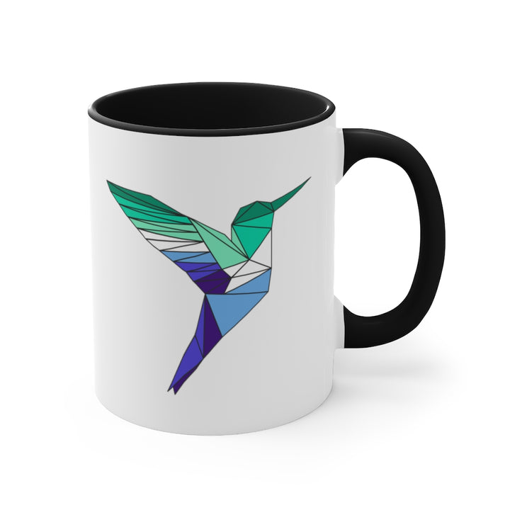 Polygon Hummingbird MLM Accent Mug