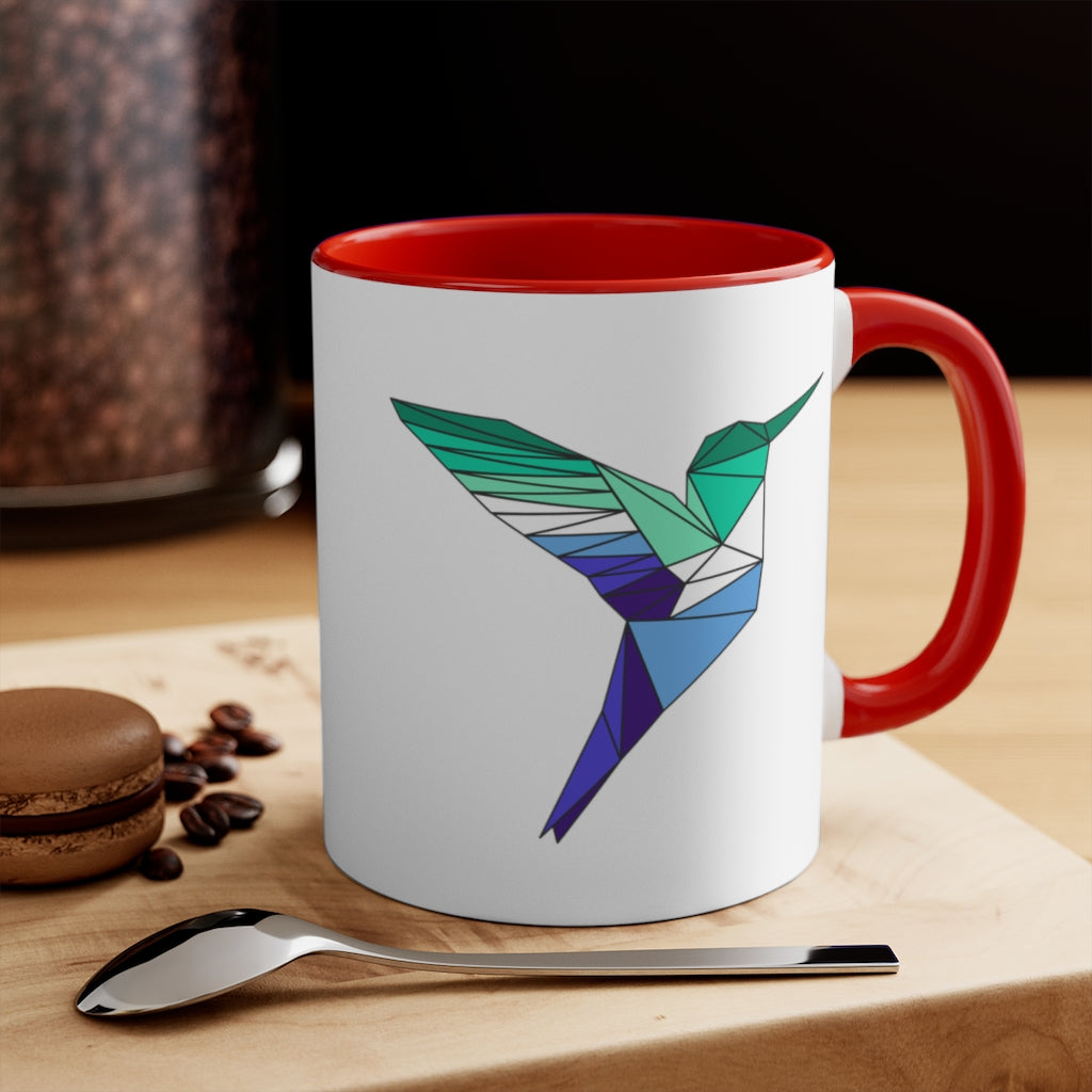 Polygon Hummingbird MLM Accent Mug