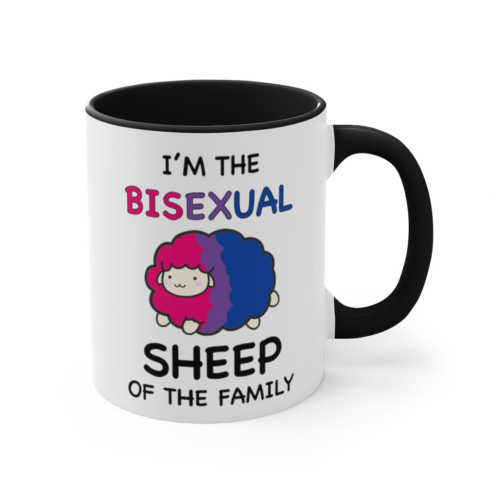 I'm The Bisexual Sheep Of The Family Accent Mug