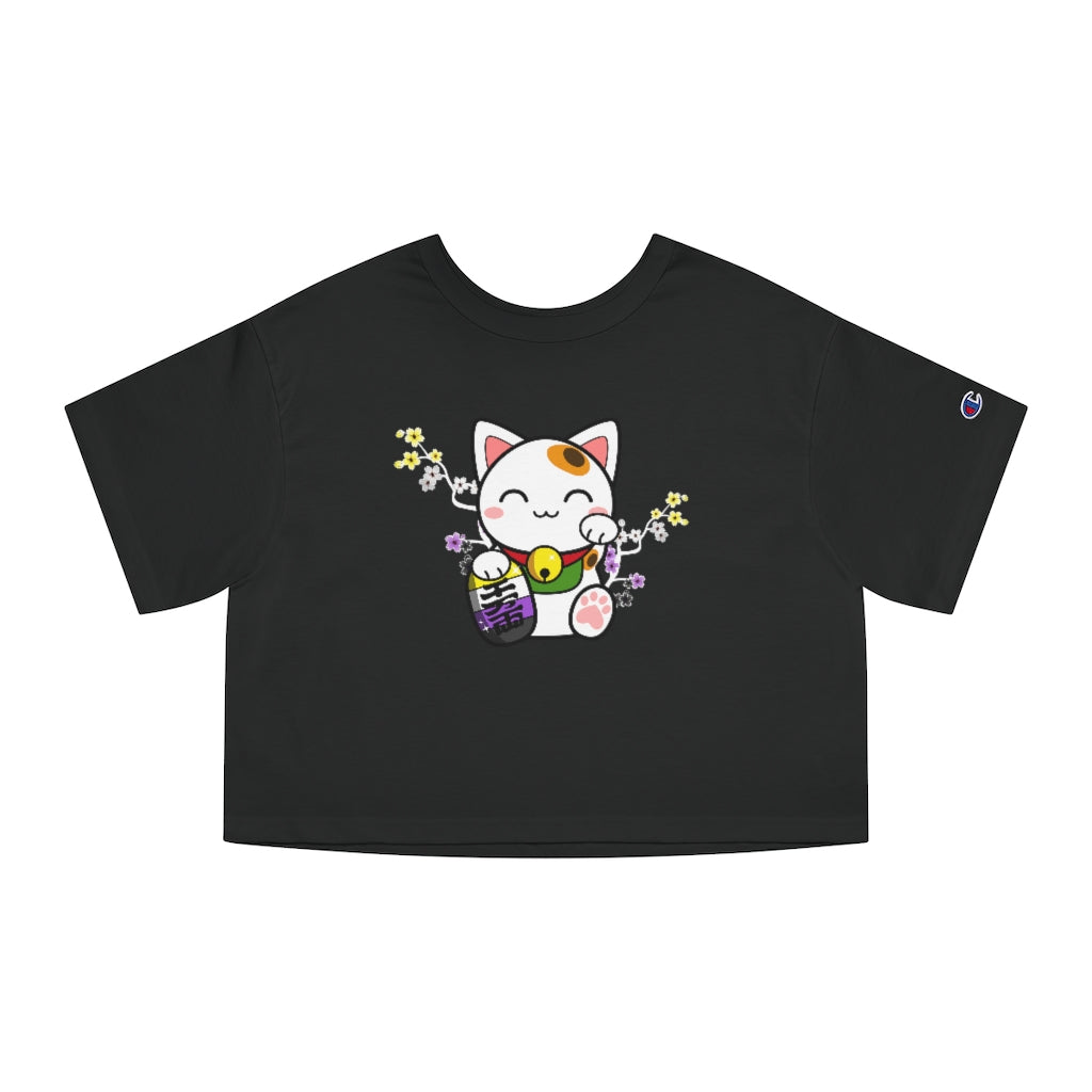 Champion - Maneki Neko Nonbinary Cropped T-Shirt